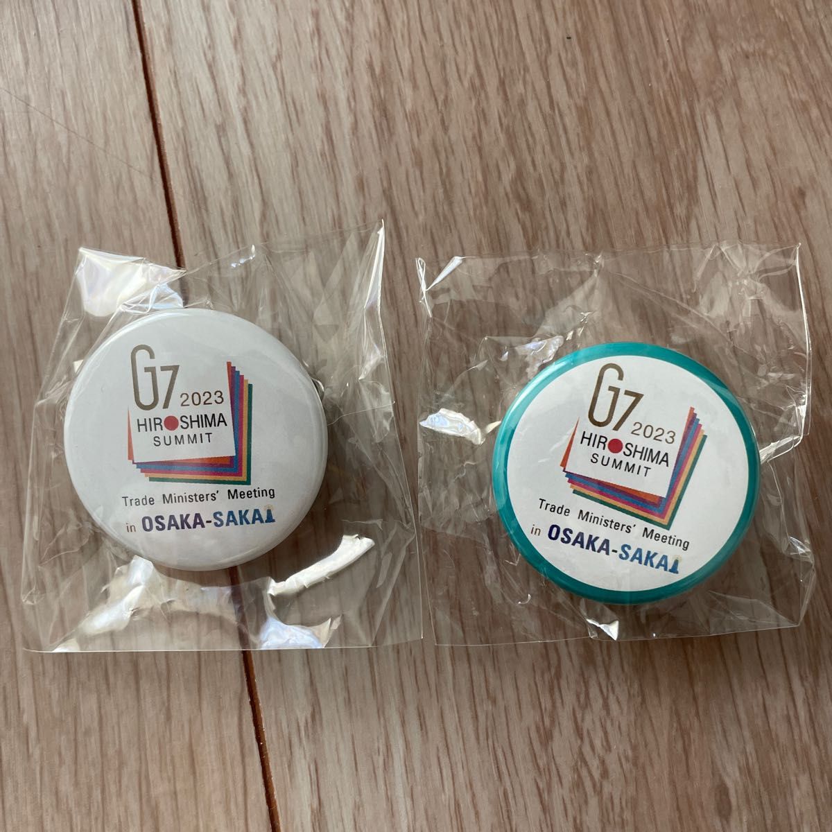 G7広島サミット 缶バッジ2つセット|PayPayフリマ