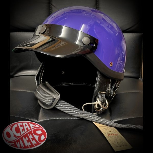 【OCEANBEETLE】オーシャンビートル BEETLE VISOR BLACK-BEETLE 純正バイザー/ 70s VISOR 黒 ブラック 3点止め SHORTY PTR 500TX MTX LACの画像4