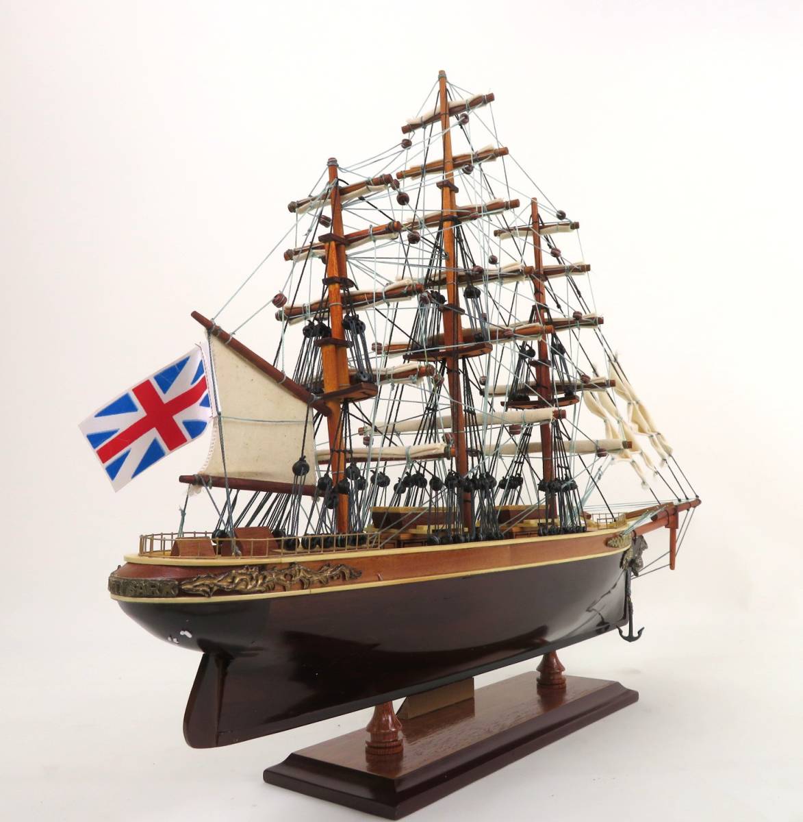 帆船模型 完成品 木製 Cutty Sark カティーサーク モデルシップ 全長