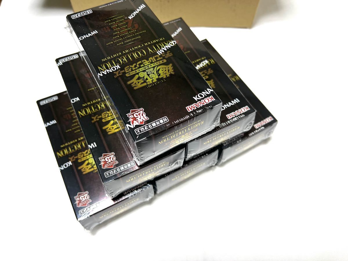 6box 遊戯王 シュリンク付 RARITY COLLECTION QUARTER CENTURY EDITION 