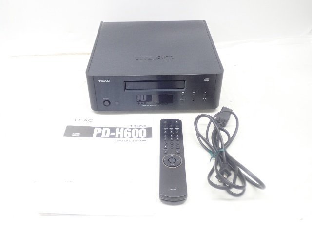 TEAC ティアック PD-H600 CDプレイヤー 2012年製 リモコン/説明書/電源