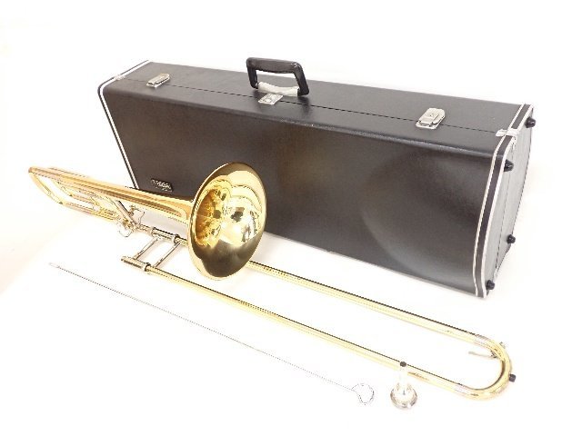 YAMAHA ヤマハ YSL-646 トロンボーン マウスピース、ケース付き YAMAHA YSL-646 テナーバス トロンボーン ハードケース付き