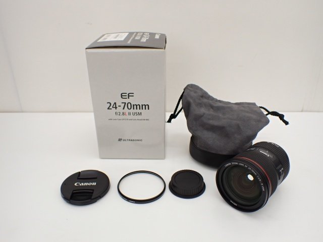 良品】Canon キヤノン 大口径 標準ズームレンズ EF24-70mm F2.8L II