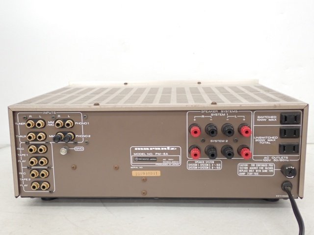 Marantz プリメインアンプ PM-6A ジャンク品 マランツ ▽ 6A729-2