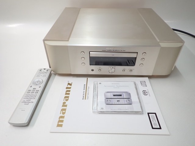良品 Marantz SA-7S1 マランツ CDデッキ SACDプレーヤー スーパーオーディオCDプレーヤー リモコン/説明書付 定価80万円 ★ 6A1FF-5