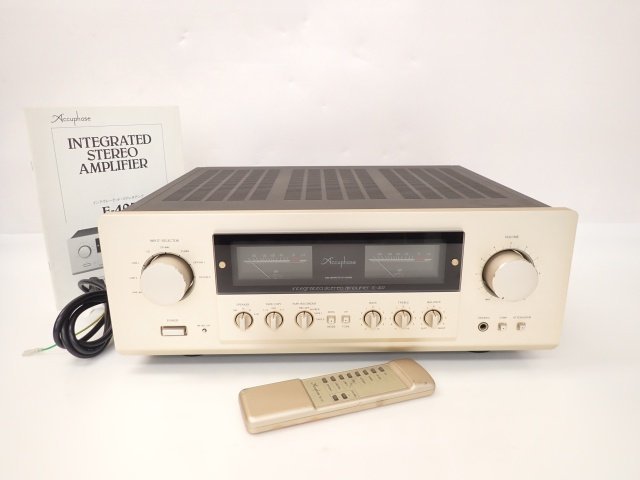 Accuphase アキュフェーズ プリメインアンプ E-407 リモコン/説明書付き □ 6A893-2の画像1