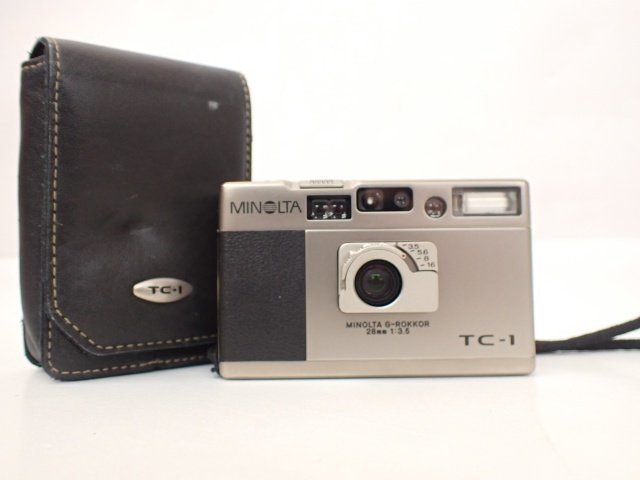 MINOLTA ミノルタ 高級コンパクトフィルムカメラ TC-1 G-ROKKOR 28mm