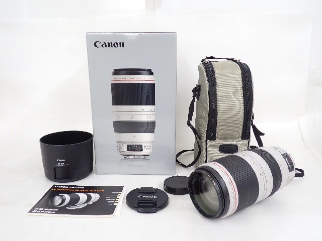 美品】 Canon キャノン ZOOM EF 100-400mm F4.5-5.6L IS II USM 望遠