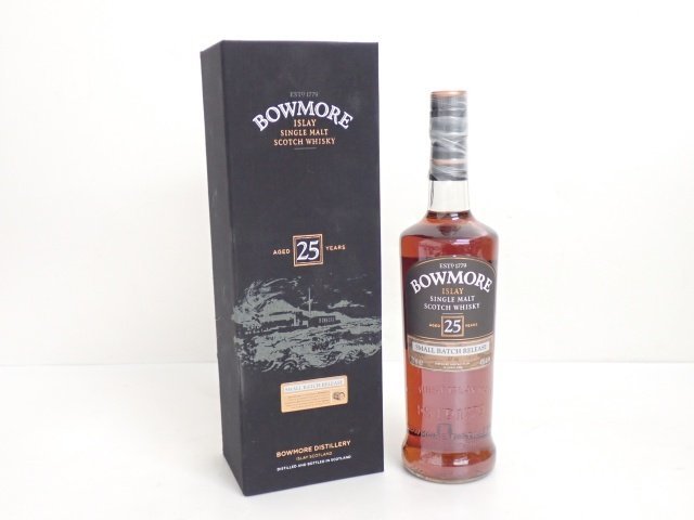 上等な ボウモア 25年 スモールバッチ BOWMORE 25y 43度 Small Batch