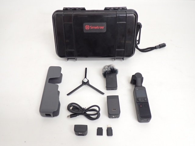 良品】DJI 4K対応 小型3軸ジンバルカメラ Pocket 2 ケース付 ディー