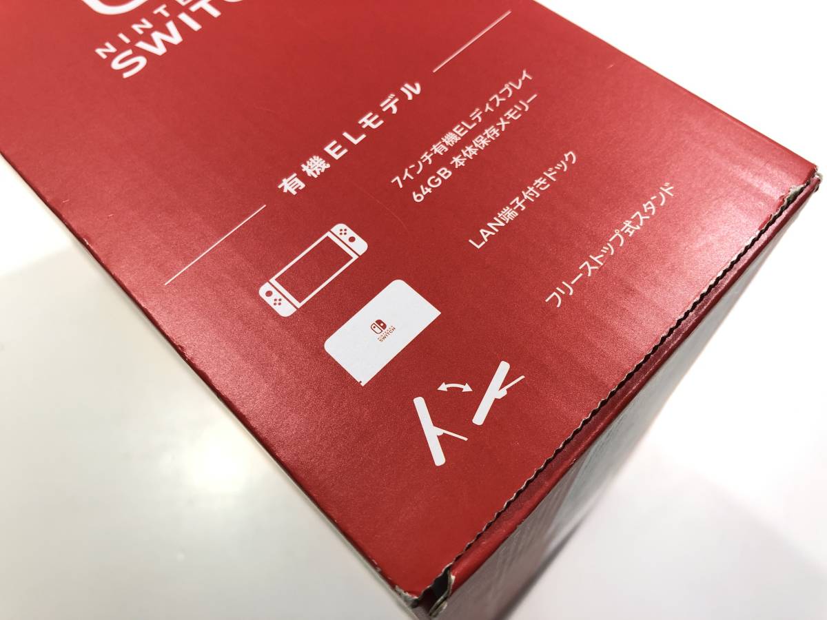 1円スタート 中古 美品 店舗印有 switch 本体 有機ELモデル ニンテンドー スイッチ本体 Nintendo Switch 任天堂 ネオン 動作確認済み ②