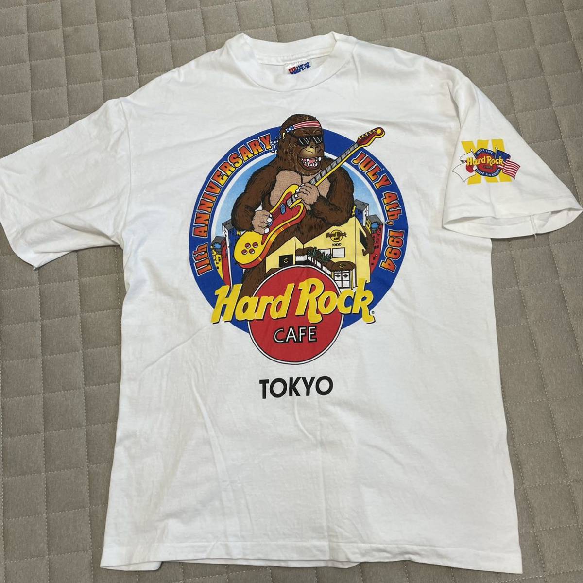 国内初の直営店 ハードロックカフェ hardrock cafe Lサイズ USA製 ヘインズ hanes tシャツ イラスト、キャラクター 国内初の直営店 ハードロックカフェ hardrock cafe Lサイズ USA製 ヘインズ hanes tシャツ イラスト、キャラクター