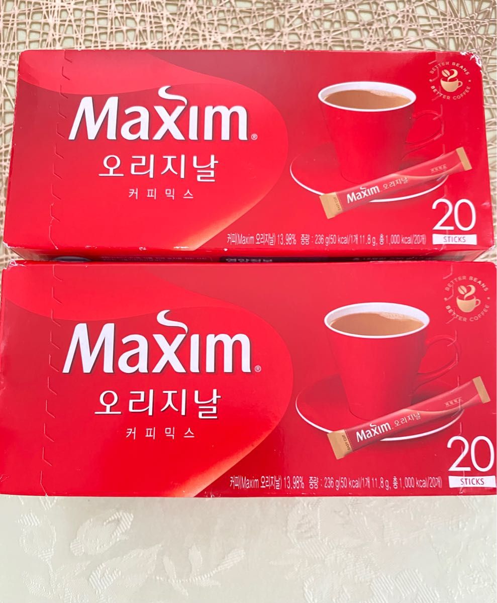 韓国　スティックコーヒー　コーヒー　マキシム　お土産