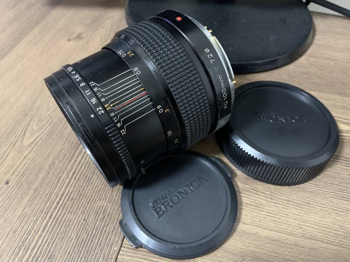 大特価放出！ ZENZA BRONICA ZENZANON-PG 100mm 1:3.5 キャップ