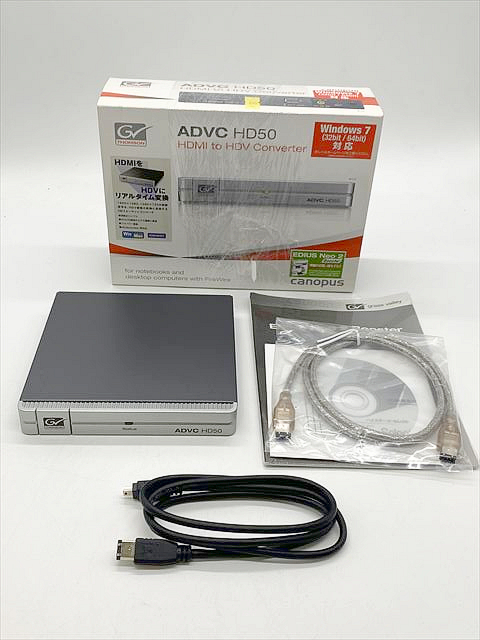 未使用 カノープス HDMI入力搭載ハイビジョンコンバータ ADVC-HD50 Mac