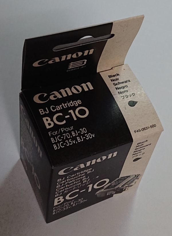 超美品 送料無料 BC-10 キャノン Canon 新品化粧箱入り BJカートリッジ
