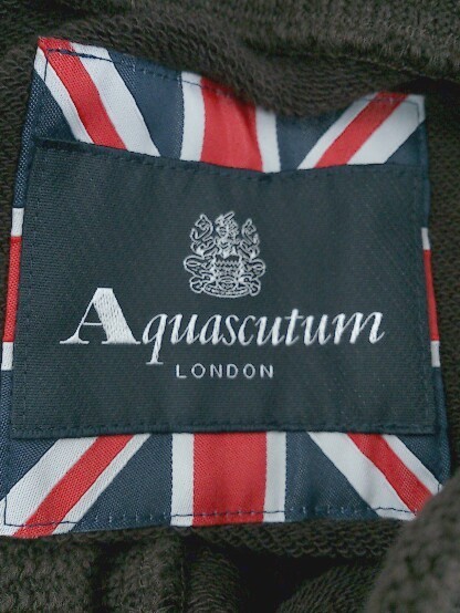 ◇ Aquascutum アクアスキュータム 長袖 カーディガン ダークブラウン メンズ P 1211110001811_画像3