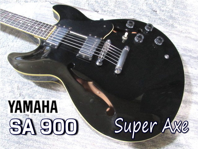出音良好◇YAMAHA SA900 Super Axe◇ セミアコースティックギター/専用