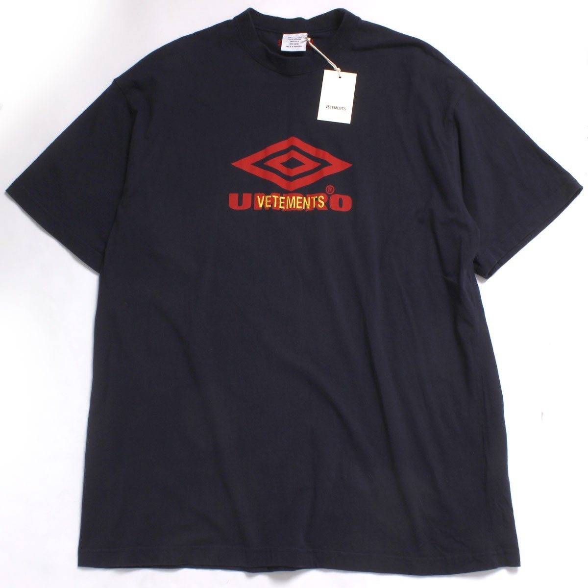 送料無料 Balenciaga - 18ss vetements×umbro ロングスリーブTシャツの