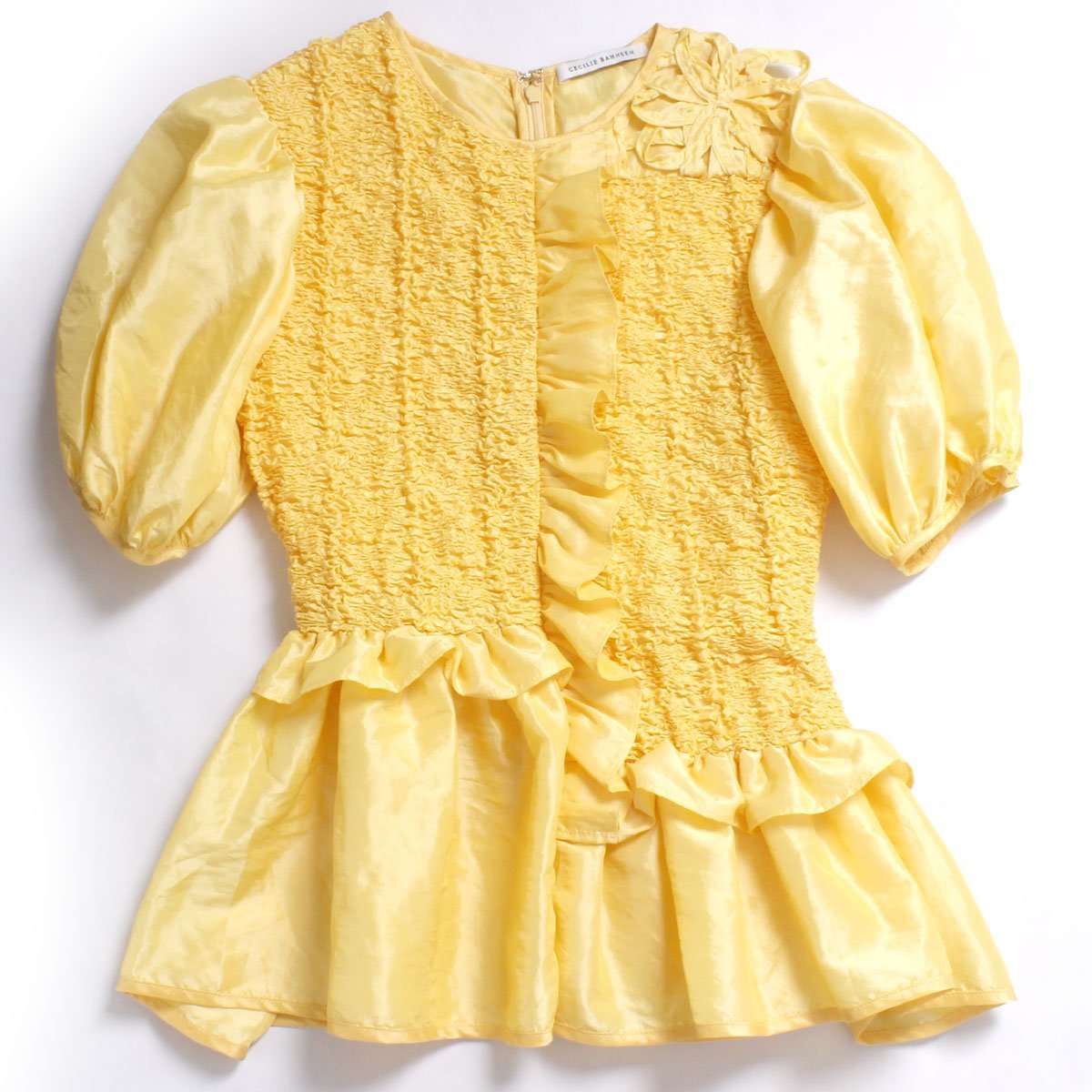 CECILIE BAHNSEN CARRIE TOP sizeUK6 US2 CANARY セシリー バンセン