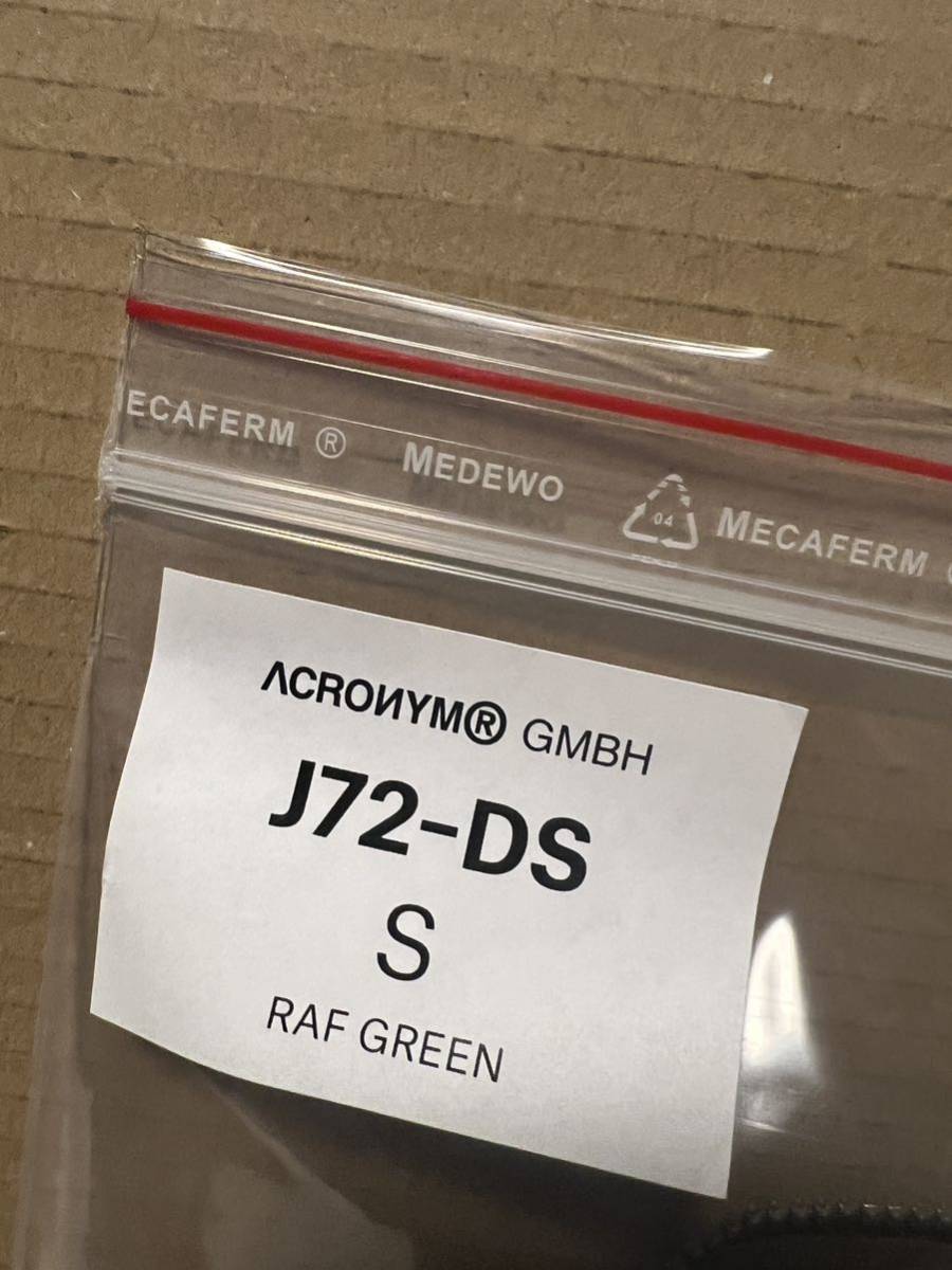Yahoo!オークション - 希少 ACRONYM J72-DS RAF GREEN SIZE S Yahoo!オークション - 希少 ACRONYM J72-DS RAF GREEN SIZE S