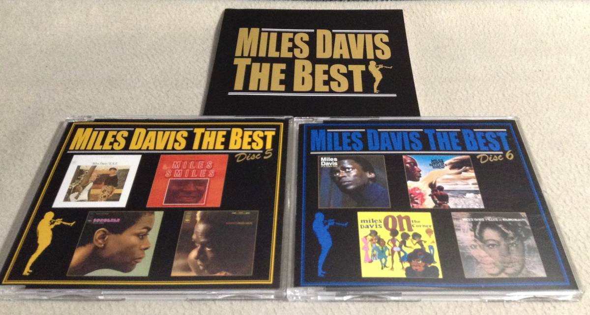 ykbd/23/0516/l520/p60/Y/5★6枚組CD MILES DAVIS THE BEST マイルス・デイヴィス・ザ・ベスト 6枚中2枚未開封 DYCP-1456～1481_画像3