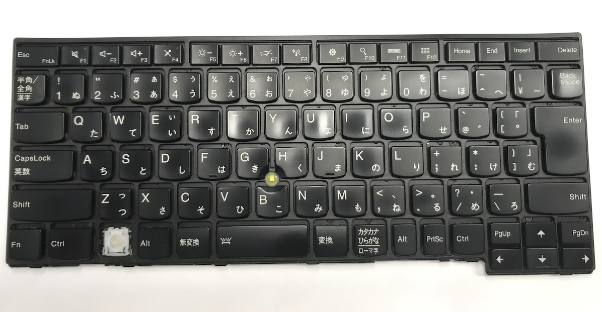 【ジャンク】ThinkPad T440p他用キーボード04X0132_画像1