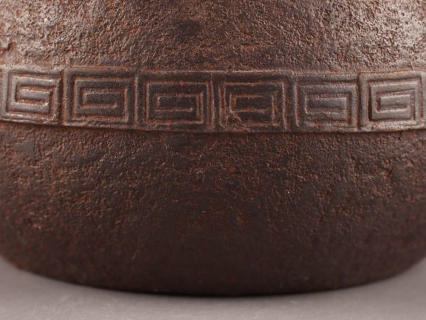 煎茶道具 龍文堂造 銅製蓋 大國造 胴在印 時代鉄瓶 時代物 極上品 初 
