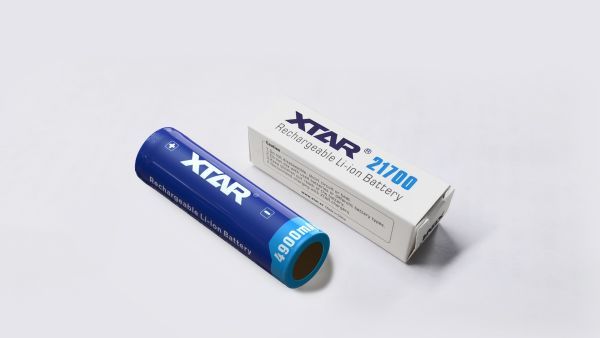 ★XTAR 大容量リチュウムイオンバッテリー充電池21700 4900mAh保護回路付10A 3.6V 2本セット専用電池ケース付属 Li-ion充電池保証付！ ★_画像5