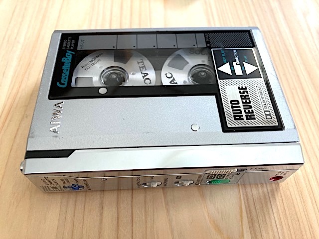 即決【整備済完動品】AIWA カセットボーイ HS-U7 TU-2 カセット