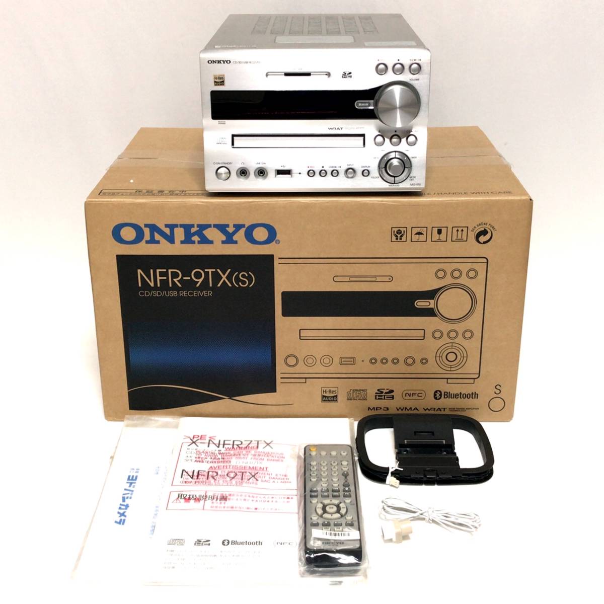 ONKYO CD SD USBレシーバー NFR-9TX(S) ミニコンポ、ラジカセ | www