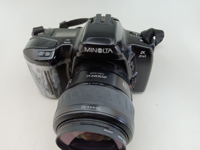 0506-05　中古品★MINOLTA ミノルタ α 3 xi AF ZOOM Xi 28-80mm 1:4(22)-5.6 カメラ_画像3