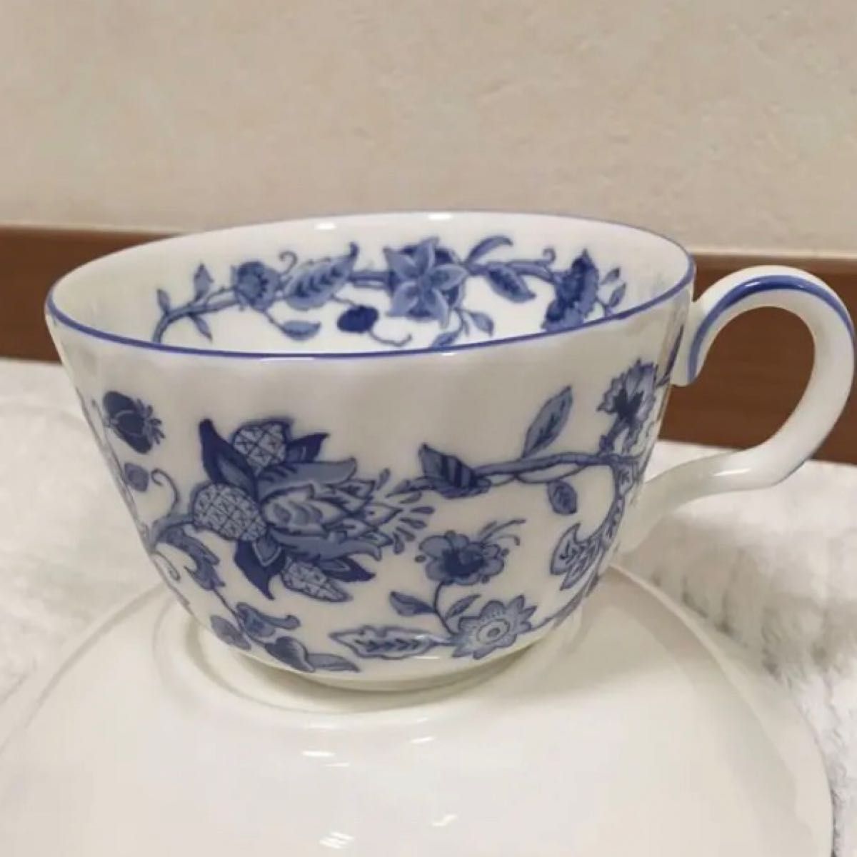 ミントン ハードウィック カップ&ソーサー 6客 Minton Hardwick ハドンホール ブルー 青 食器