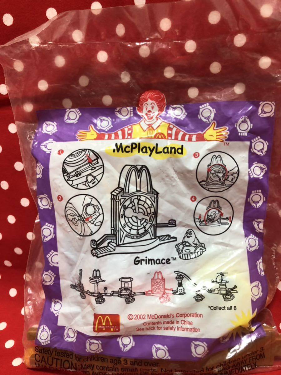  McDonald's игрушка Grimace ronarudo Дональд bati- Hamburglar mi-ru игрушка Ame игрушка Mac Play Land 