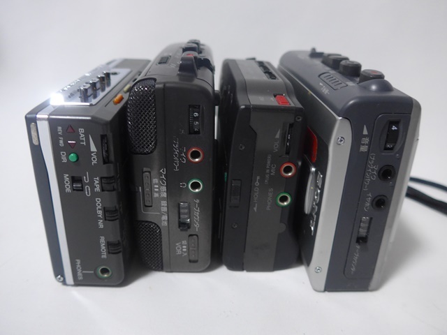 SONY ソニー 4台セット TCS-580 TCS-70 TPS-R10 TCM-500 カセットテープレコーダー ジャンク 現状_画像8