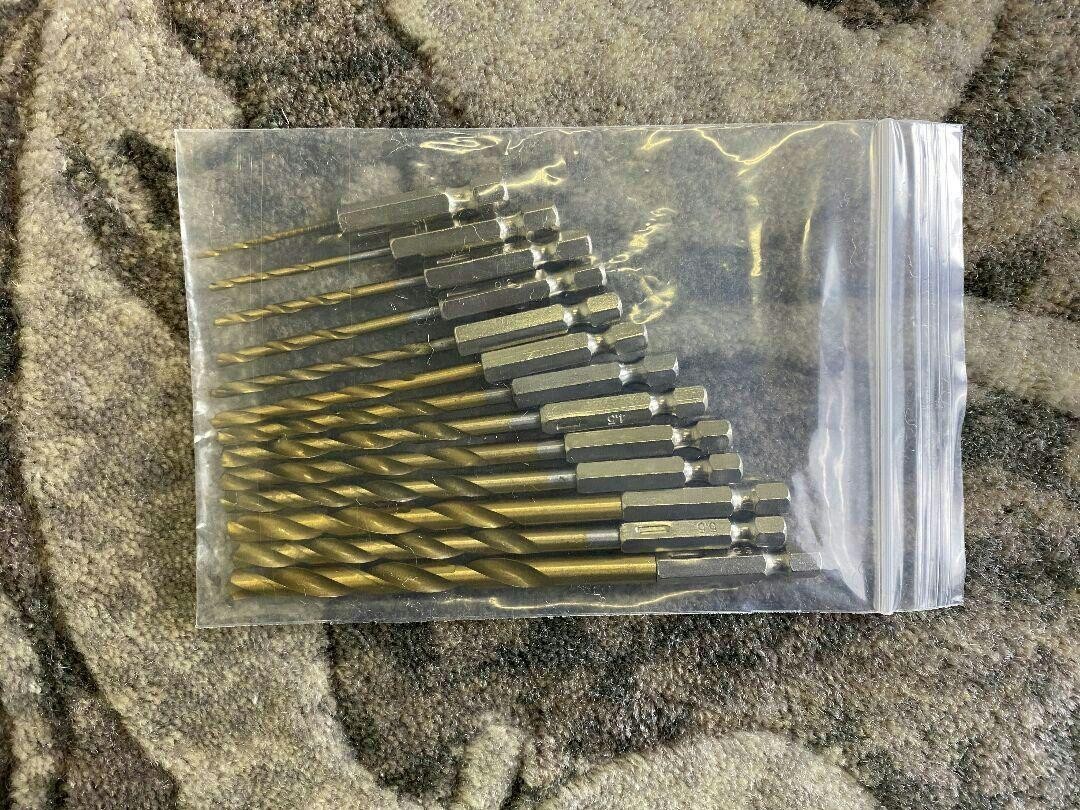 丸軸 ドリルビット 13本セット 1.5mm-6.5mm ドリル刃 工具 - 通販