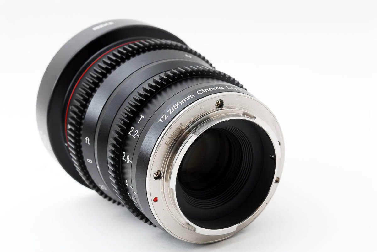 ☆緊急セール☆【ほぼ新品・箱付き】Meike 50mm T2.2マニュアル