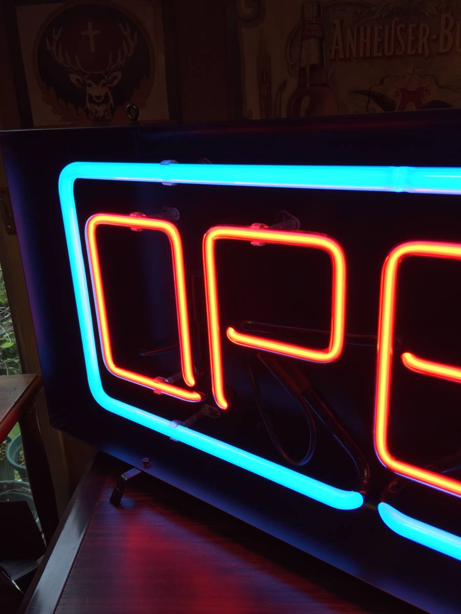大型 OPEN ガラス ネオン管 ビンテージ アメリカン ネオンサイン
