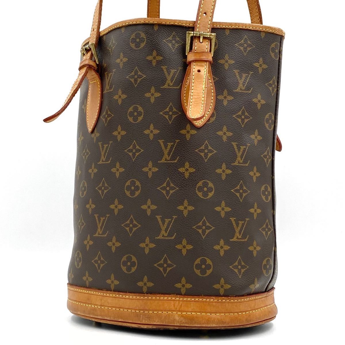 1円【良品】LOUIS VUITTON ルイヴィトン LV プチバケットPM バケツ型