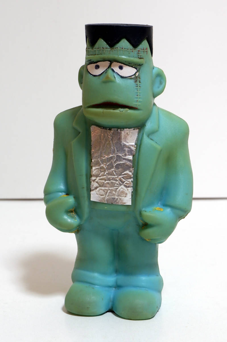 怪物くん フランケン ソフビ貯金箱 少年画報社1968 当時もの // 藤子