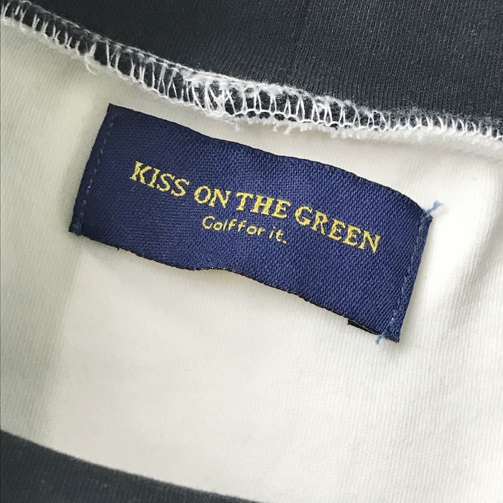 KISS ON THE GREEN キスオンザグリーン ハイネック 半袖Tシャツ ホワイト系 3 [240001959659] ゴルフウェア レディースの画像4
