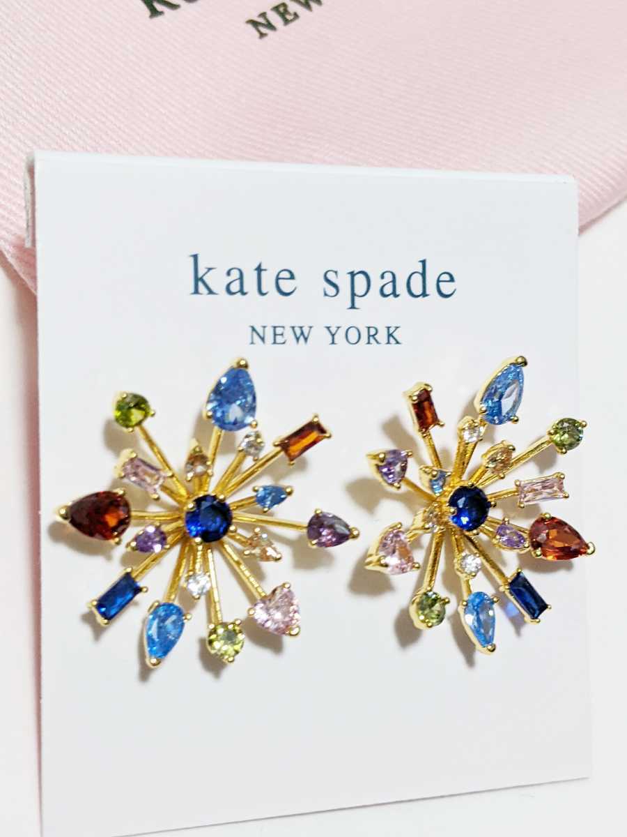 NEW【新品】kate spade ケイトスペードファイヤーワーク フローラル