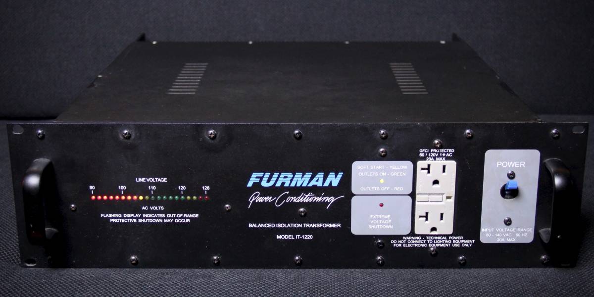 Furman IT-1220 Balanced Isolation Transformer