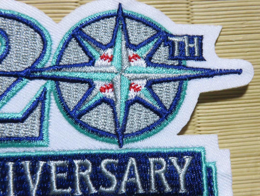 ２０TH◆新品MLBシアトル・マリナーズ Seattle Mariners ２０周年記念　野球　ベースボール 刺繍ワッペン■激渋◎アメリカ◆メジャーリーグ_画像3