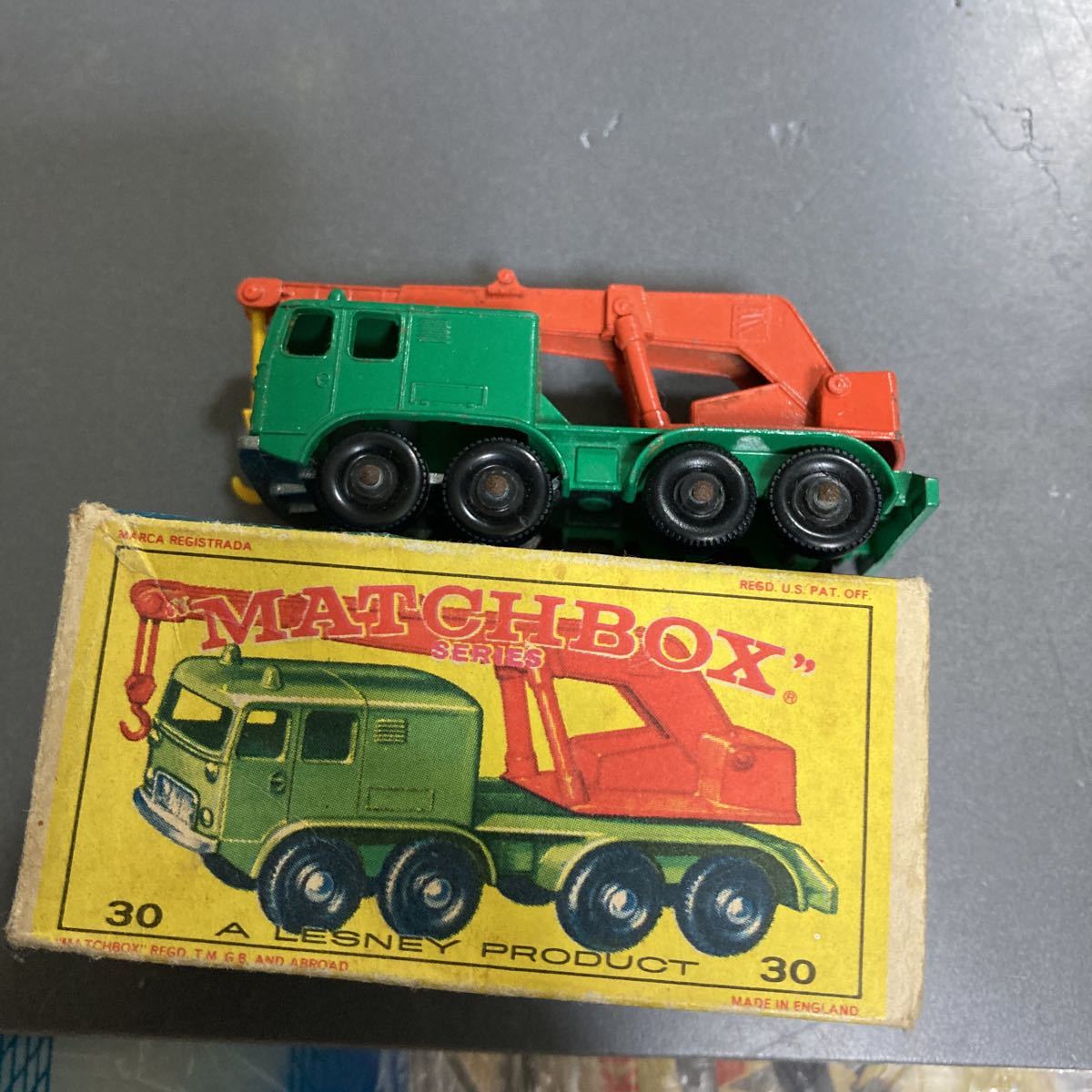 マッチボックスmatchbox 8輪クレーン車lesneyレズニー_画像1