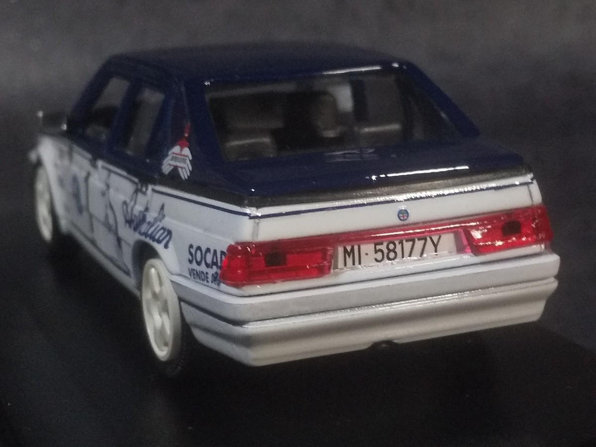 プロゲット-K 1/43 アルファロメオ 75ターボ 1986年 ラリー・ディ・ペスカーラ出走車仕様_画像2