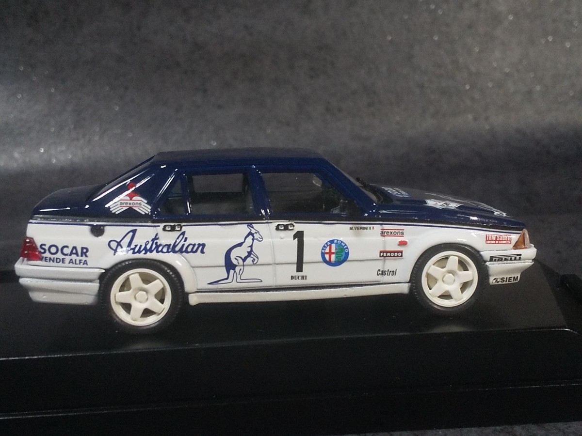 プロゲット-K 1/43 アルファロメオ 75ターボ 1986年 ラリー・ディ・ペスカーラ出走車仕様_画像8