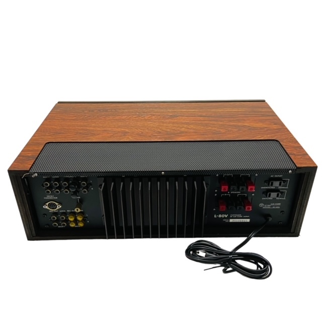 入荷中 希少品 木目調 プリメインアンプ L-80V ラックスマン 【美品