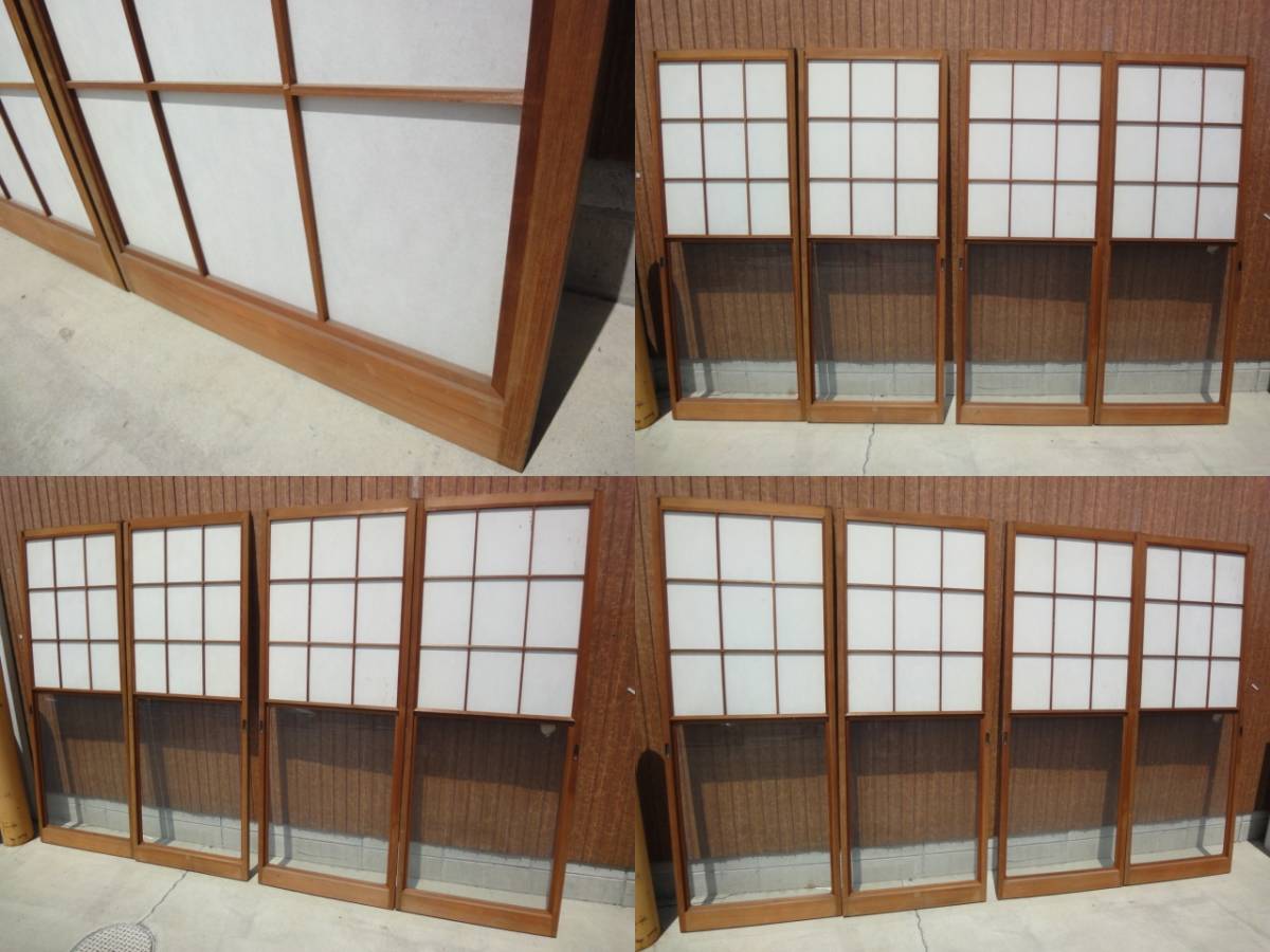 リフォーム ヤフオク! 昭和レトロ 時代 ビンテージ建具 雪見障子