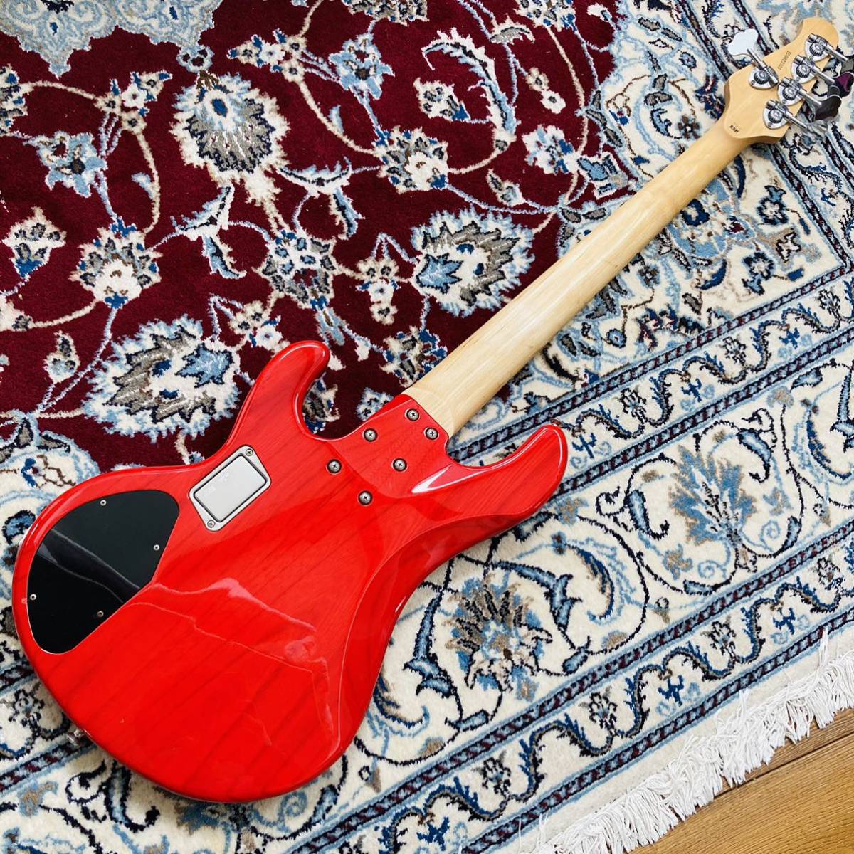 [ ultra rare beautiful goods ]ESP Edwards E-T-170BD Fiesta Red Tetsuya Bardic Bass 5 string base 